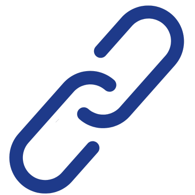 Zwei Kettenglieder - Symbol Konflikt